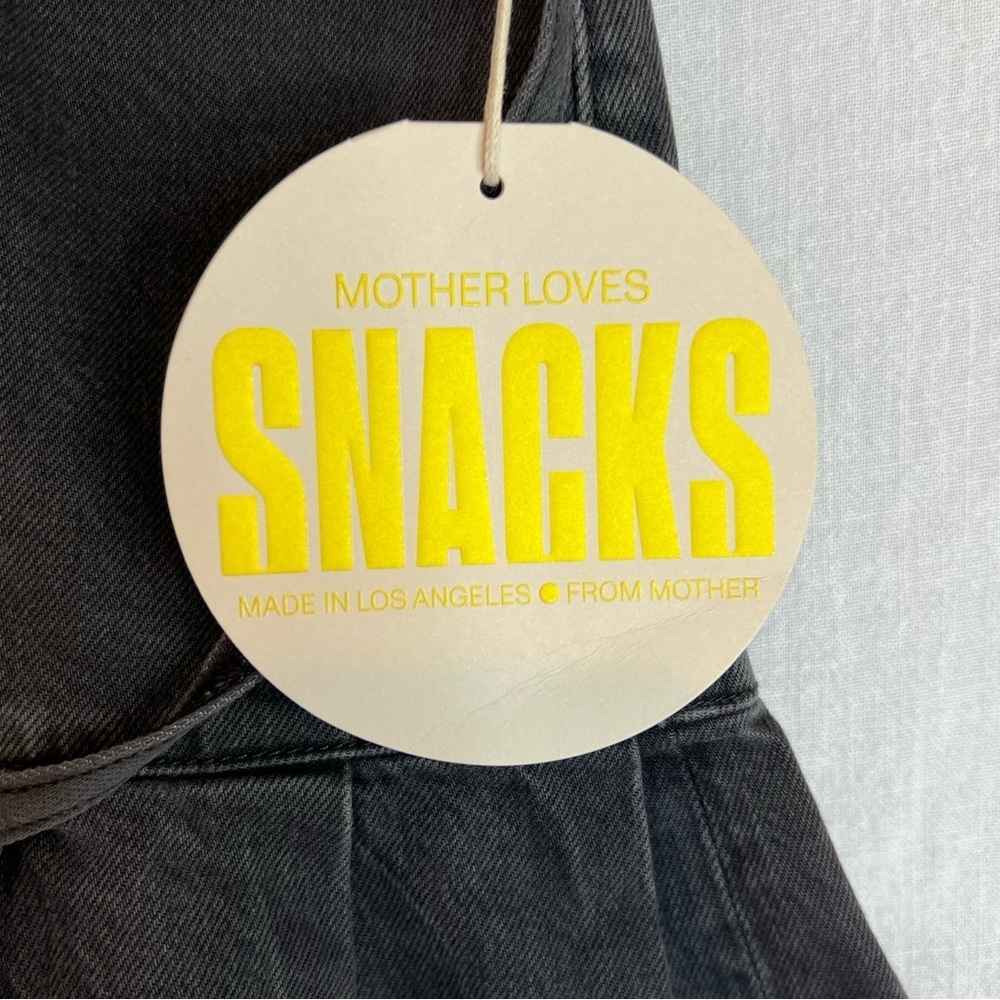 Mother Snacks! High Waisted Twizzy Pleated Skirt Mouthwatering In Black Size 32 - Picture 9 of 10